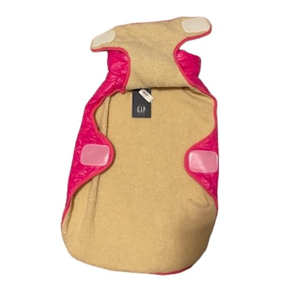 GAP Hot Pink Fleece Lined Puffer Coat for Dogs, Fits 50-75 lbs (2 Available) - Picture 4 of 9